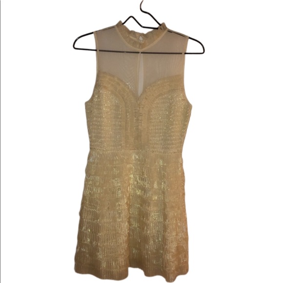 Free People Dresses & Skirts - Free People Sheer Top Tiered Dress